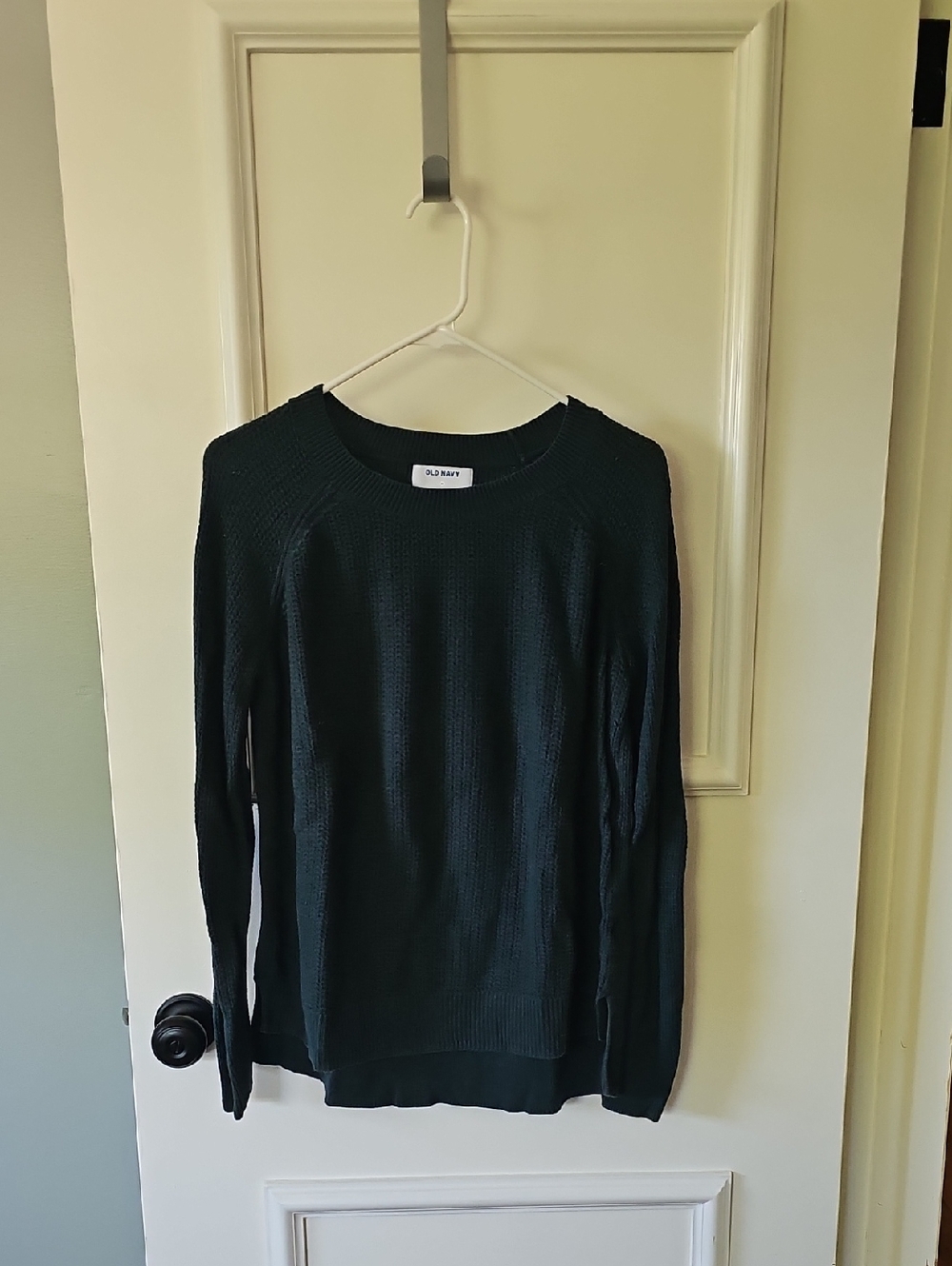 Old Navy Women's Dark Green Crewneck Sweater
